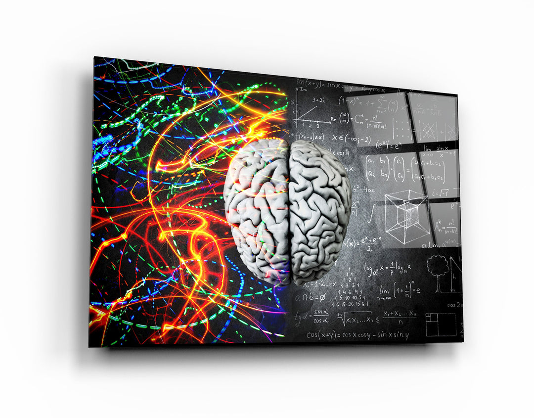 ・"Logic Background"・Glass Wall Art | Artdesigna Glass Printing Wall Arts.