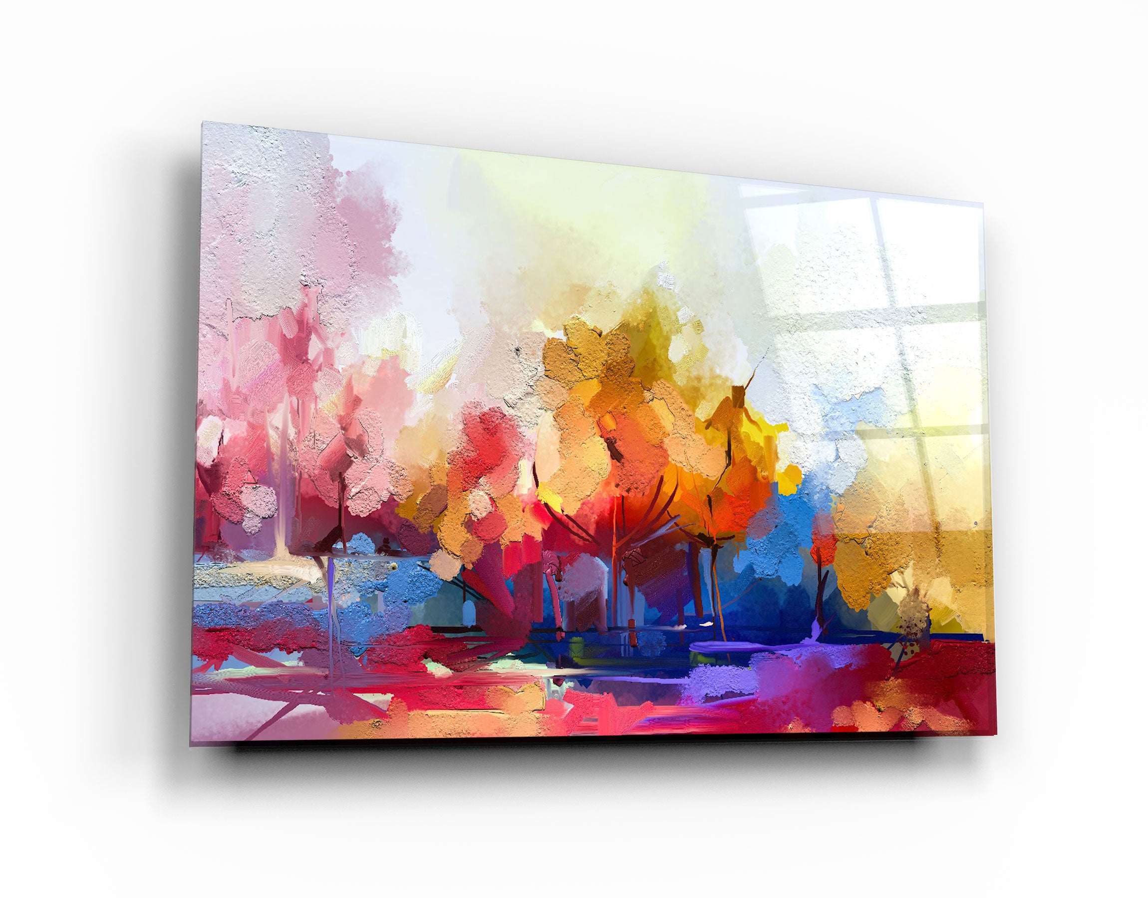 ・"Abstract Oil Painting"・Glass Wall Art | Artdesigna Glass Printing Wall Arts.