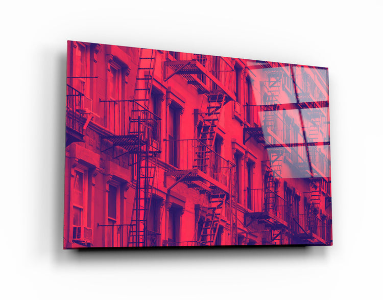 ・"Apartments In Manhattan"・Glass Wall Art | Artdesigna Glass Printing Wall Arts.