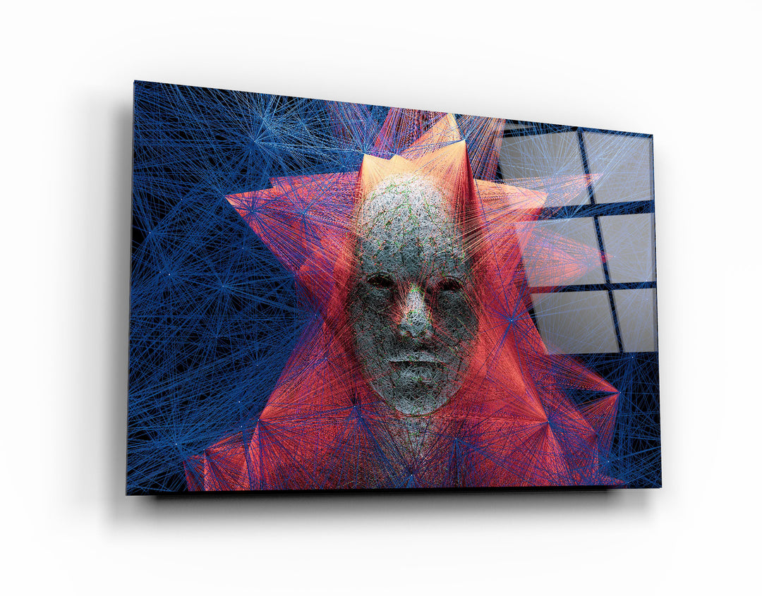 ・"The Rope Face V1"・Glass Wall Art | Artdesigna Glass Printing Wall Arts.