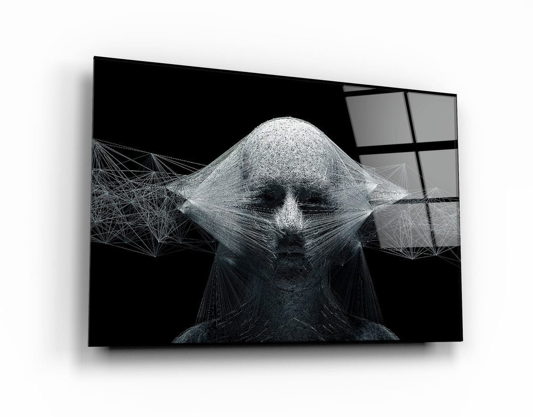 ・"The Rope Face V2"・Glass Wall Art | Artdesigna Glass Printing Wall Arts.