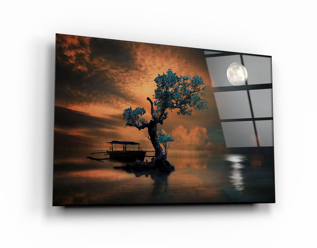 ・"Life Of Tree"・Glass Wall Art | Artdesigna Glass Printing Wall Arts.