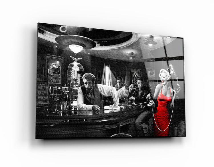 ・"Marilyn Monroe"・GLASS WALL ART | Artdesigna Glass Printing Wall Arts.