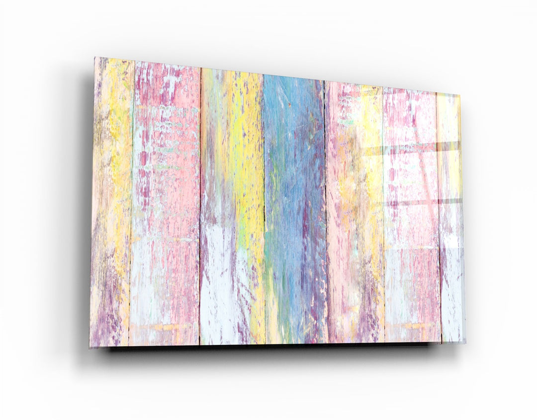 ・"Painted Wood"・Glass Wall Art | Artdesigna Glass Printing Wall Arts.