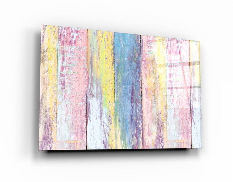 ・"Painted Wood"・Glass Wall Art | Artdesigna Glass Printing Wall Arts.