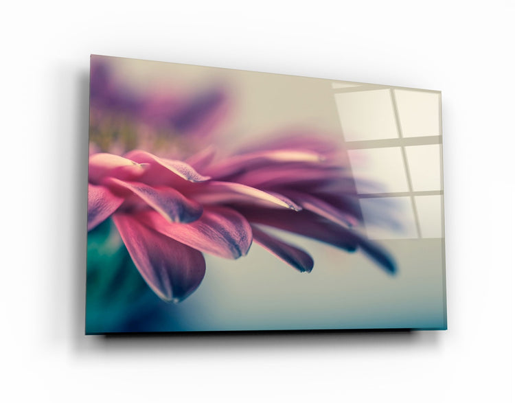 ・"Flower"・Glass Wall Art | Artdesigna Glass Printing Wall Arts.