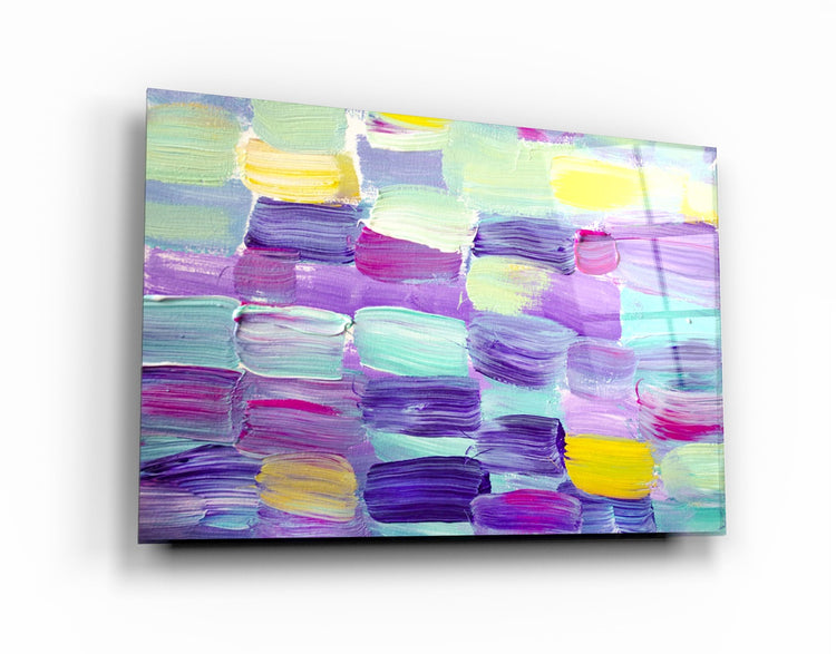 ・"Pinkastone"・Glass Wall Art | Artdesigna Glass Printing Wall Arts.