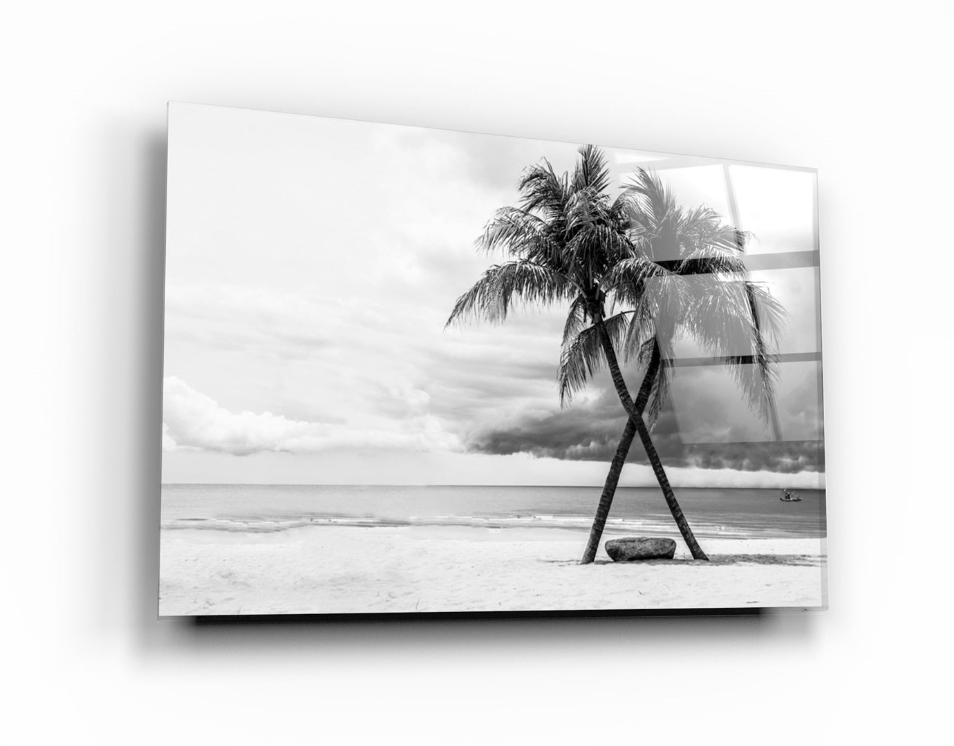 ・"Palm Trees"・Glass Wall Art | Artdesigna Glass Printing Wall Arts.