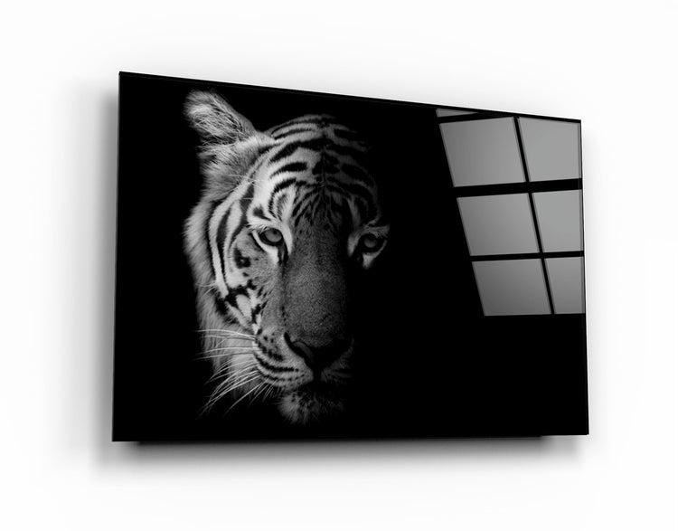 ・"Tiger 1"・Glass Wall Art | Artdesigna Glass Printing Wall Arts.