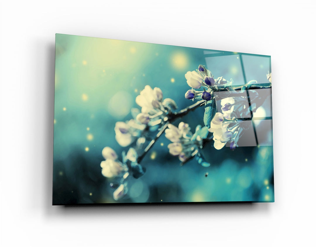 ・"Flower"・Glass Wall Art | Artdesigna Glass Printing Wall Arts.