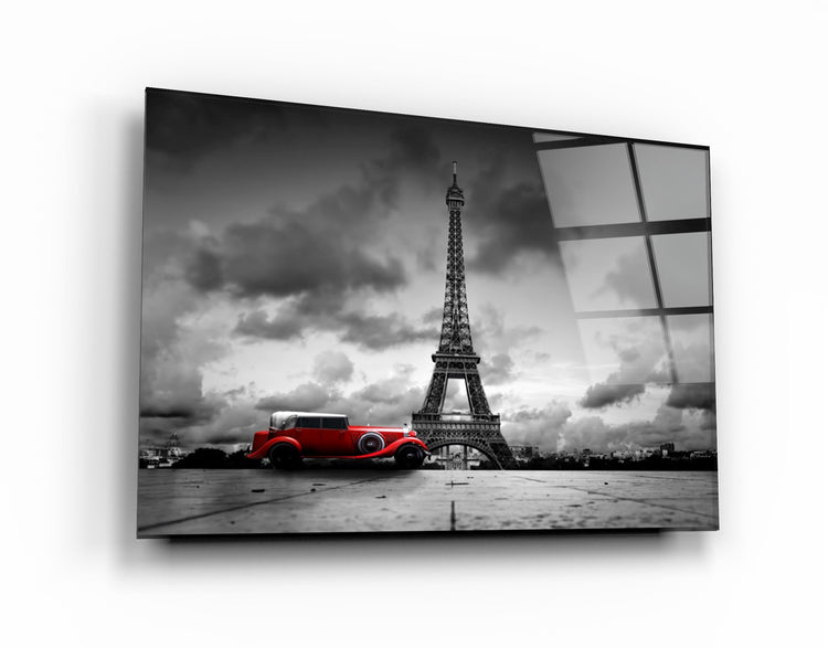 ・"Eiffel Tower"・Glass Wall Art | Artdesigna Glass Printing Wall Arts.