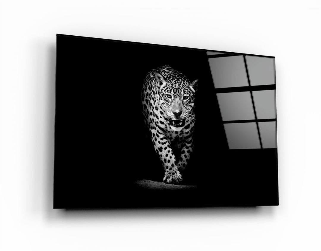 ・"Leopard"・Glass Wall Art | Artdesigna Glass Printing Wall Arts.