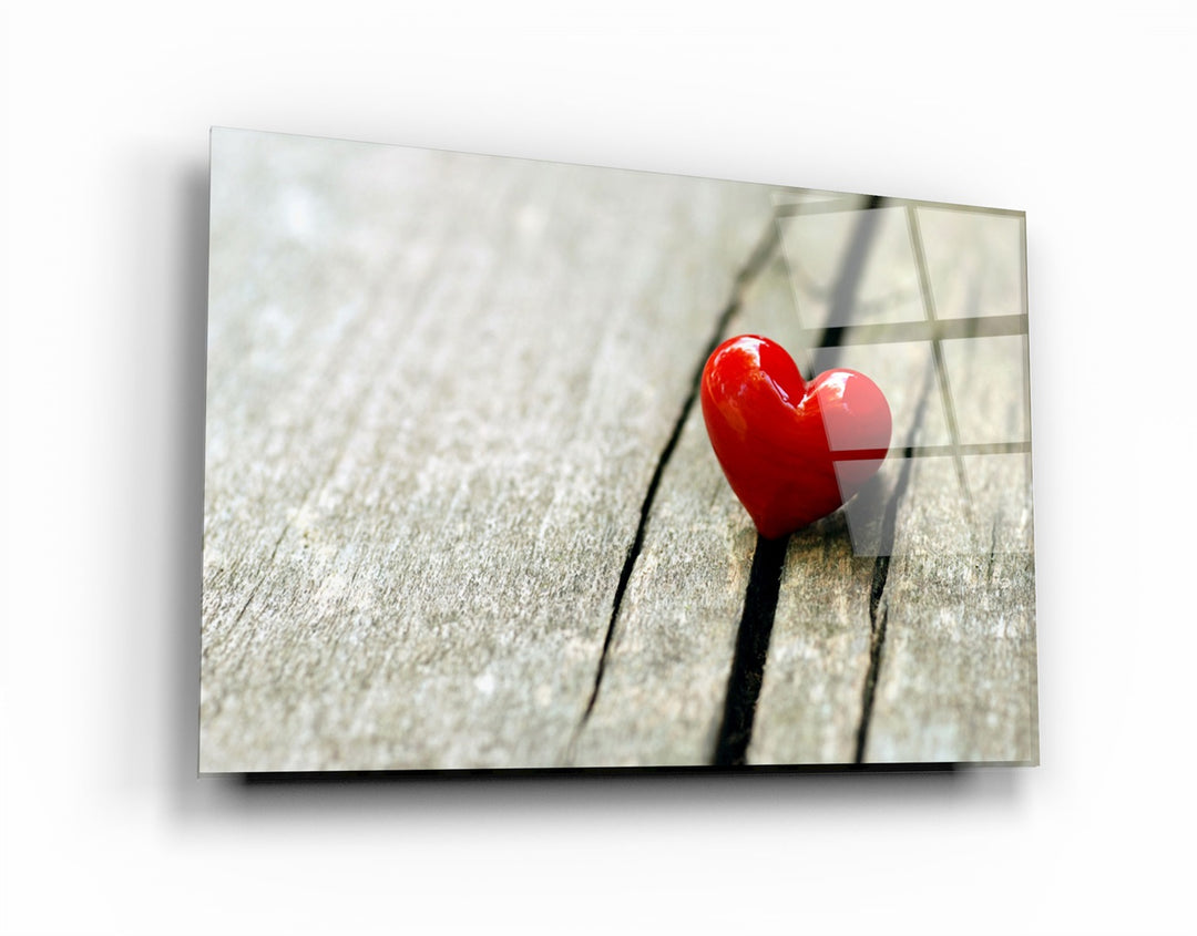 ・"Heart 2"・Glass Wall Art | Artdesigna Glass Printing Wall Arts.