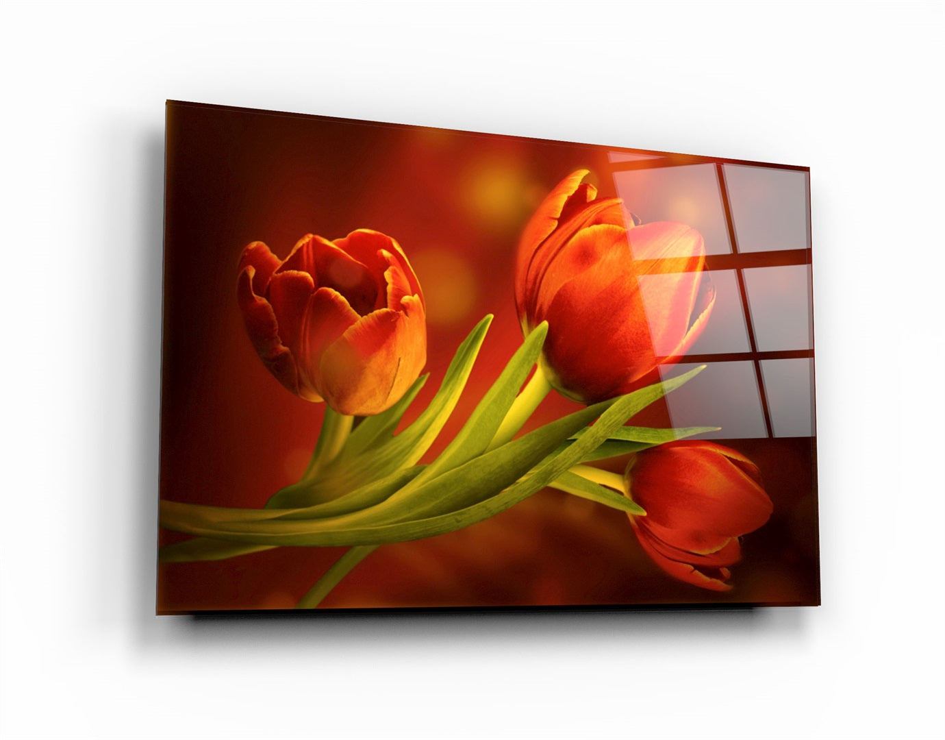 ・"Flower"・Glass Wall Art | Artdesigna Glass Printing Wall Arts.