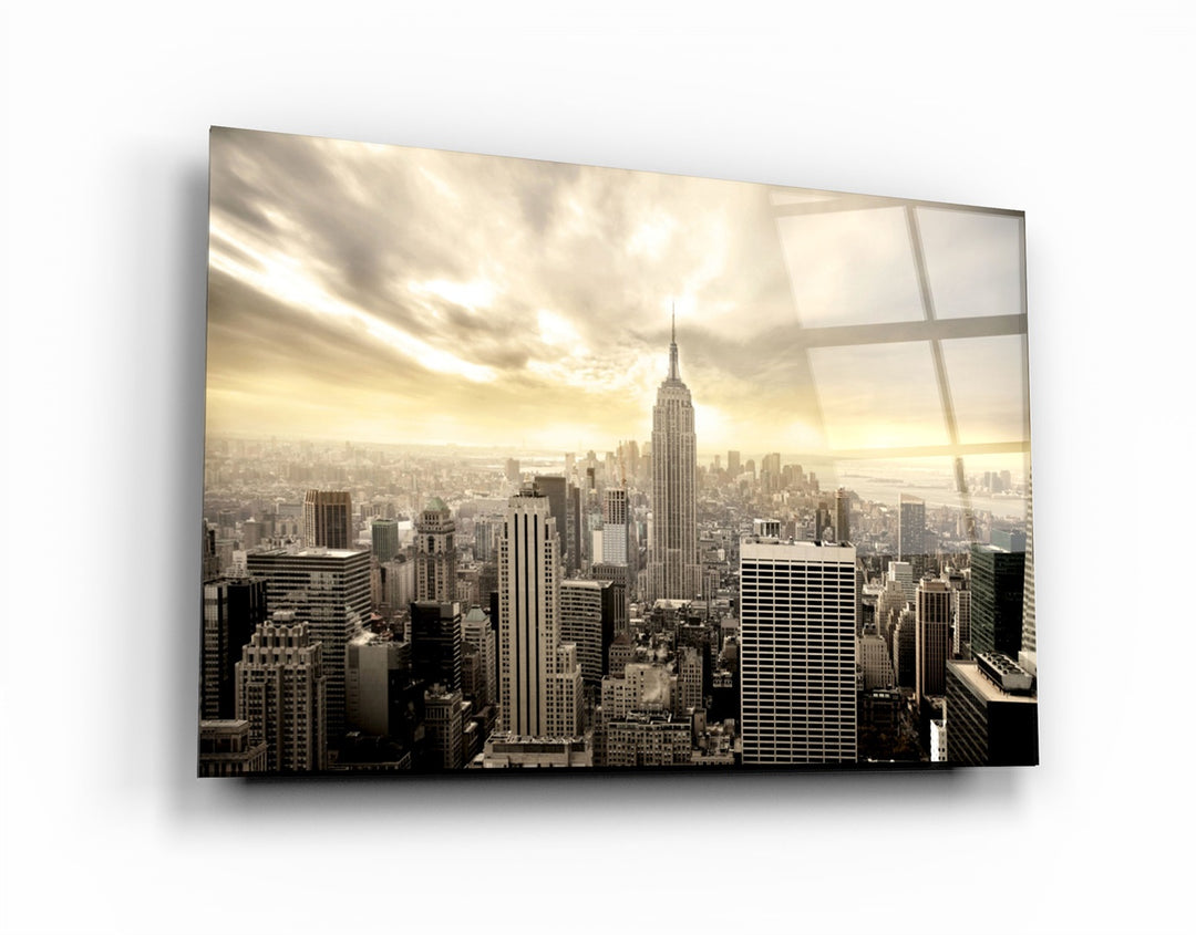 ・"New York (NYC)"・Glass Wall Art | Artdesigna Glass Printing Wall Arts.