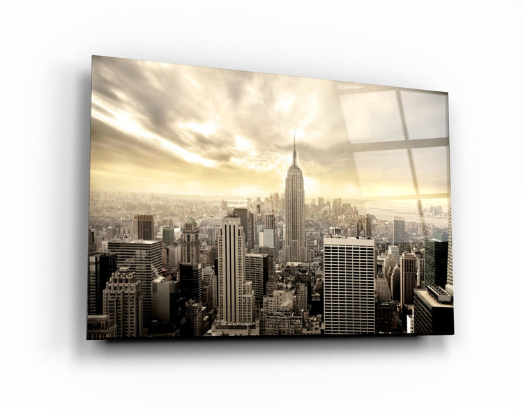 ・"New York (NYC)"・Glass Wall Art | Artdesigna Glass Printing Wall Arts.