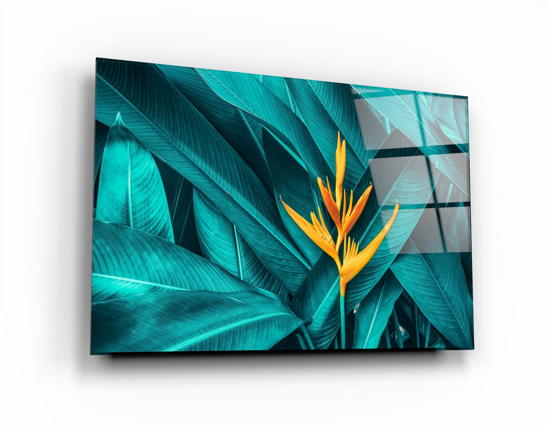 ・"Tropica"・Glass Wall Art | Artdesigna Glass Printing Wall Arts.