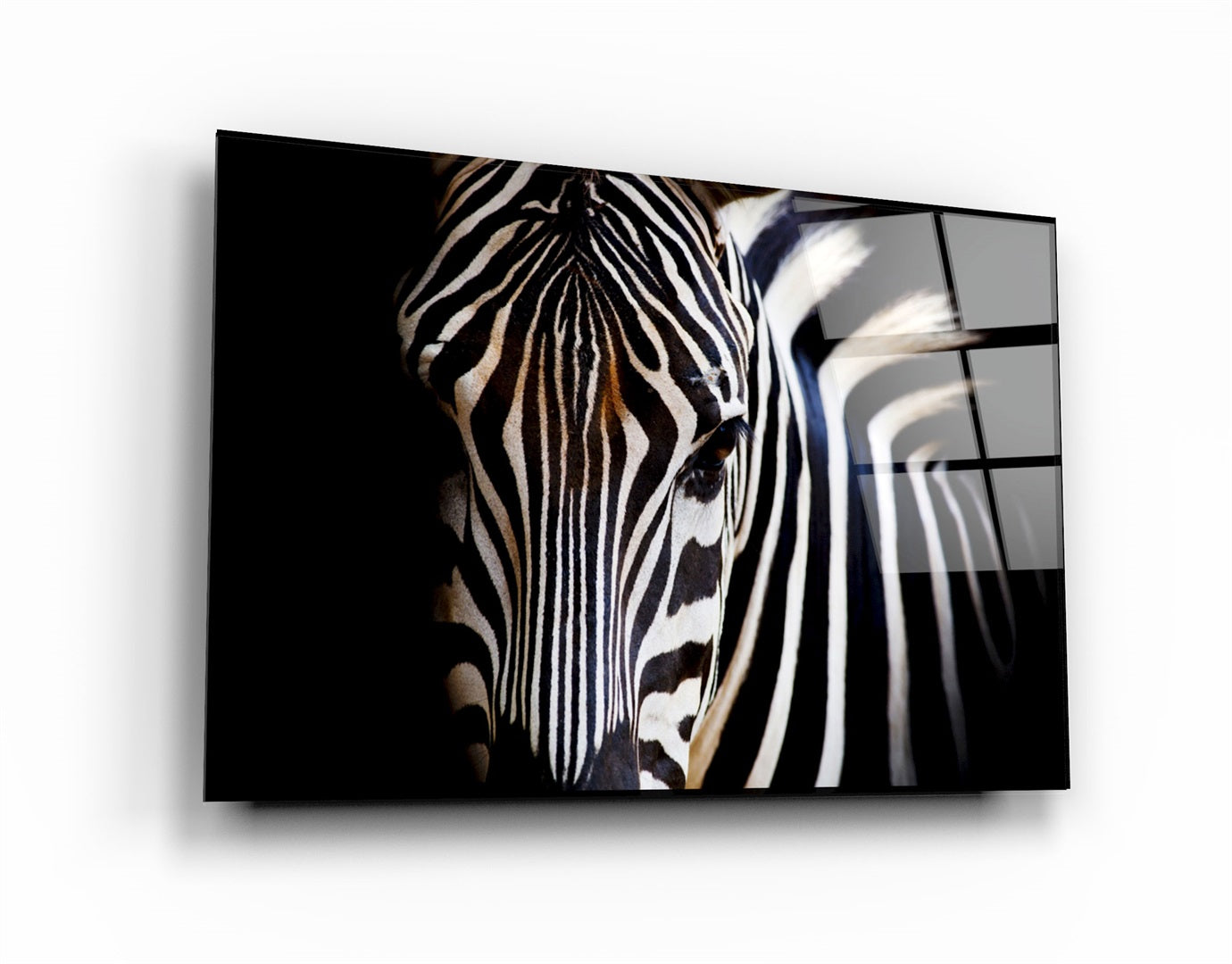 ・"Zebra"・Glass Wall Art | Artdesigna Glass Printing Wall Arts.