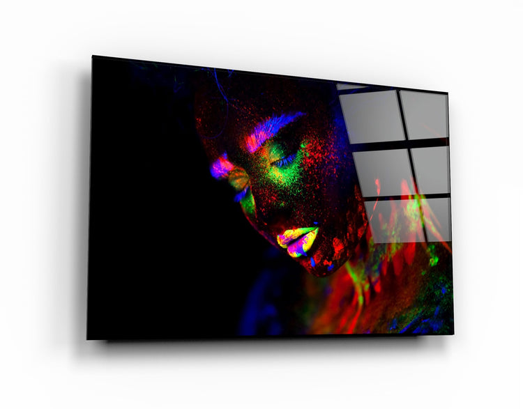 ・"Glowing in the Dark"・Glass Wall Art | Artdesigna Glass Printing Wall Arts.