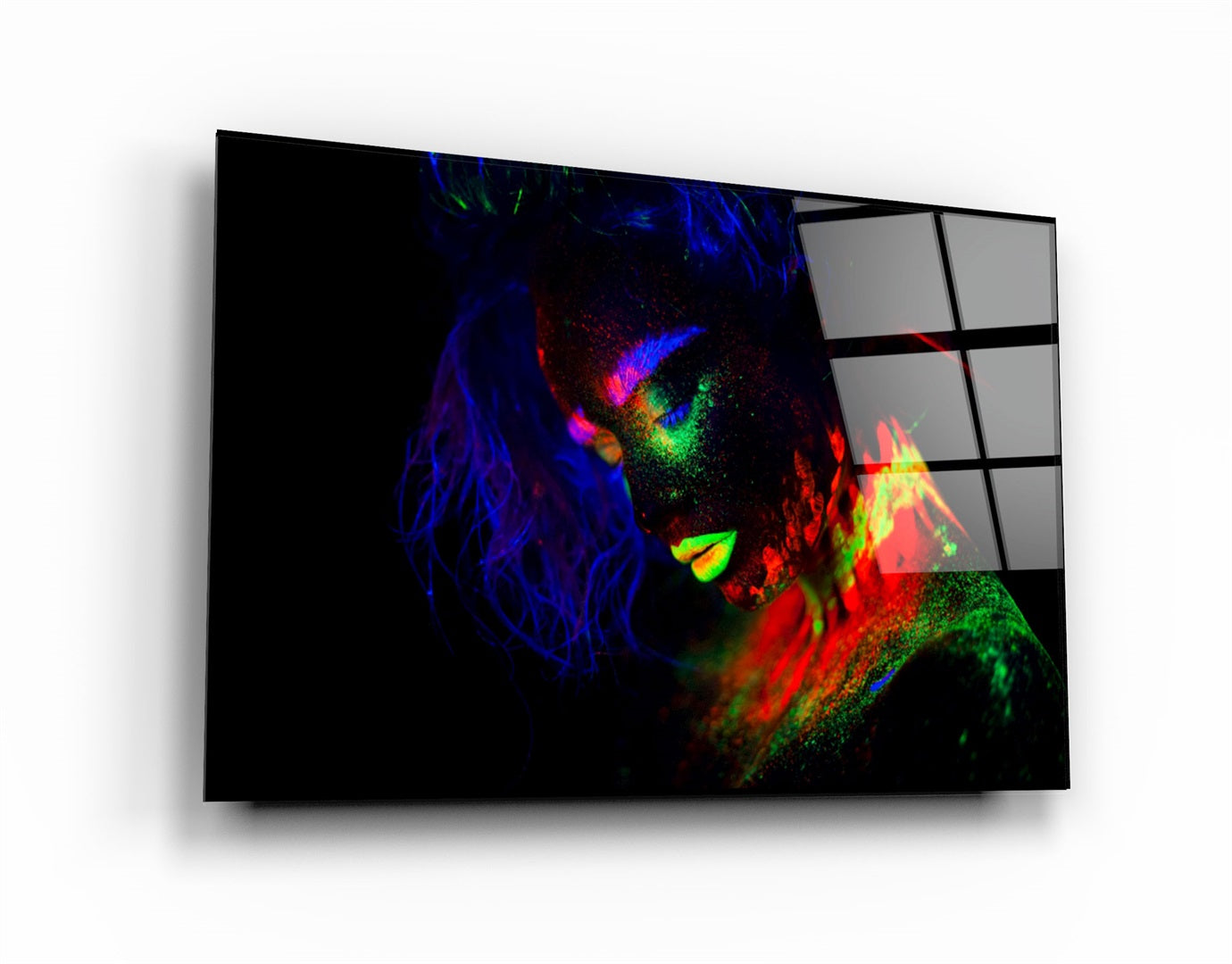 ・"Glowing in the Dark"・Glass Wall Art | Artdesigna Glass Printing Wall Arts.