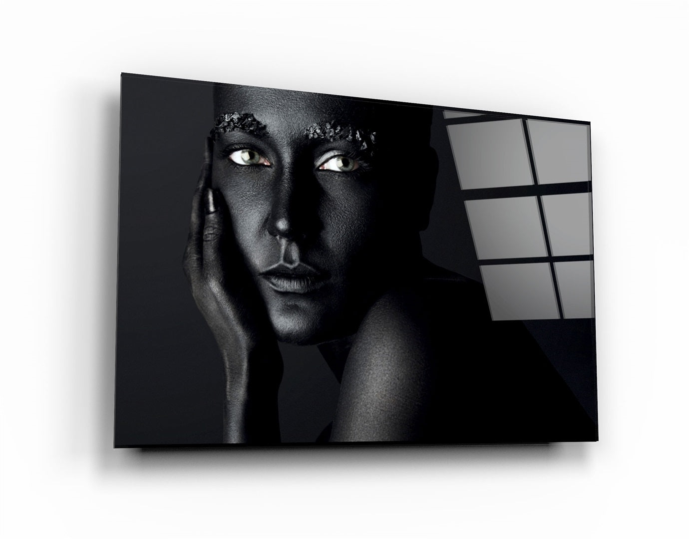 ・"Starry-eyed"・Glass Wall Art | Artdesigna Glass Printing Wall Arts.