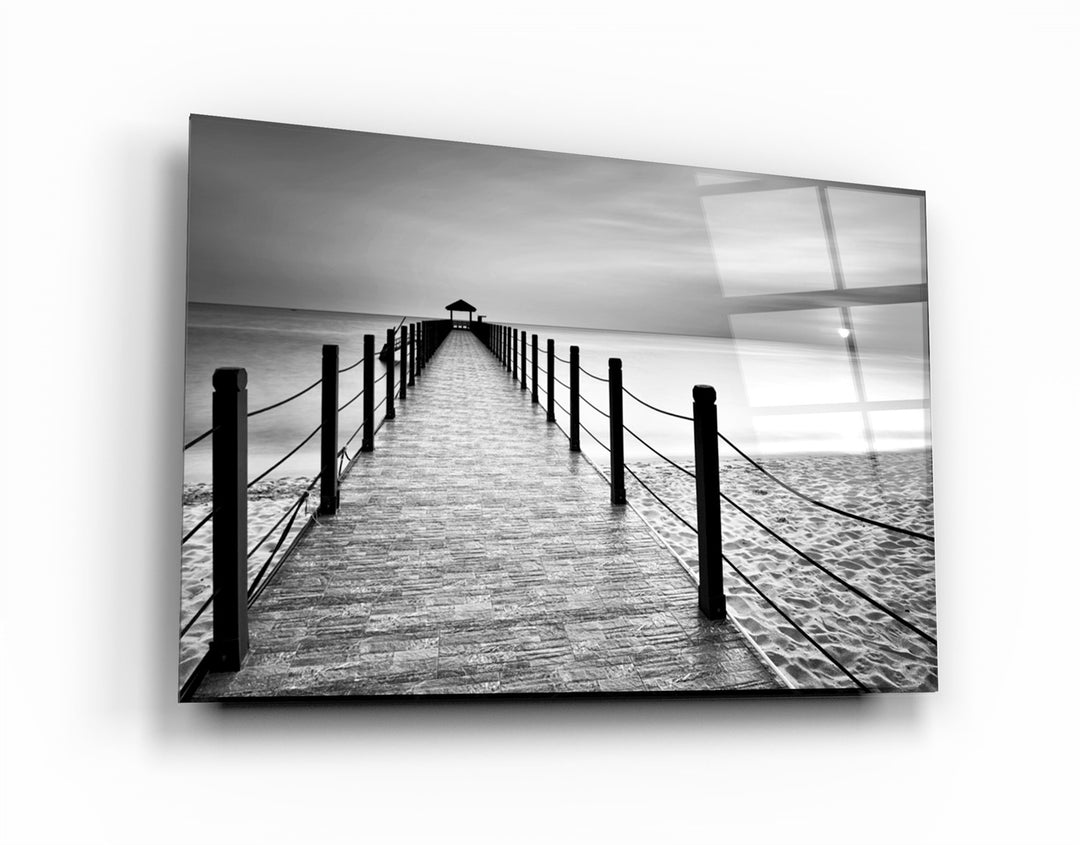 ・"Pier 18"・Glass Wall Art | Artdesigna Glass Printing Wall Arts.