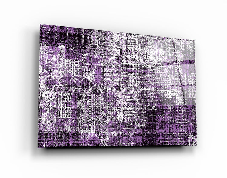 ・"Code of Purple"・Glass Wall Art | Artdesigna Glass Printing Wall Arts.