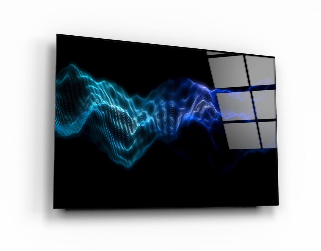 ・"Rhythmic Fog"・Glass Wall Art | Artdesigna Glass Printing Wall Arts.