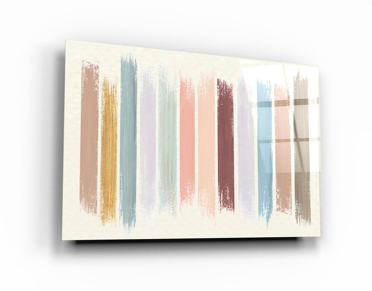 ・"Color Lines"・Glass Wall Art | Artdesigna Glass Printing Wall Arts.