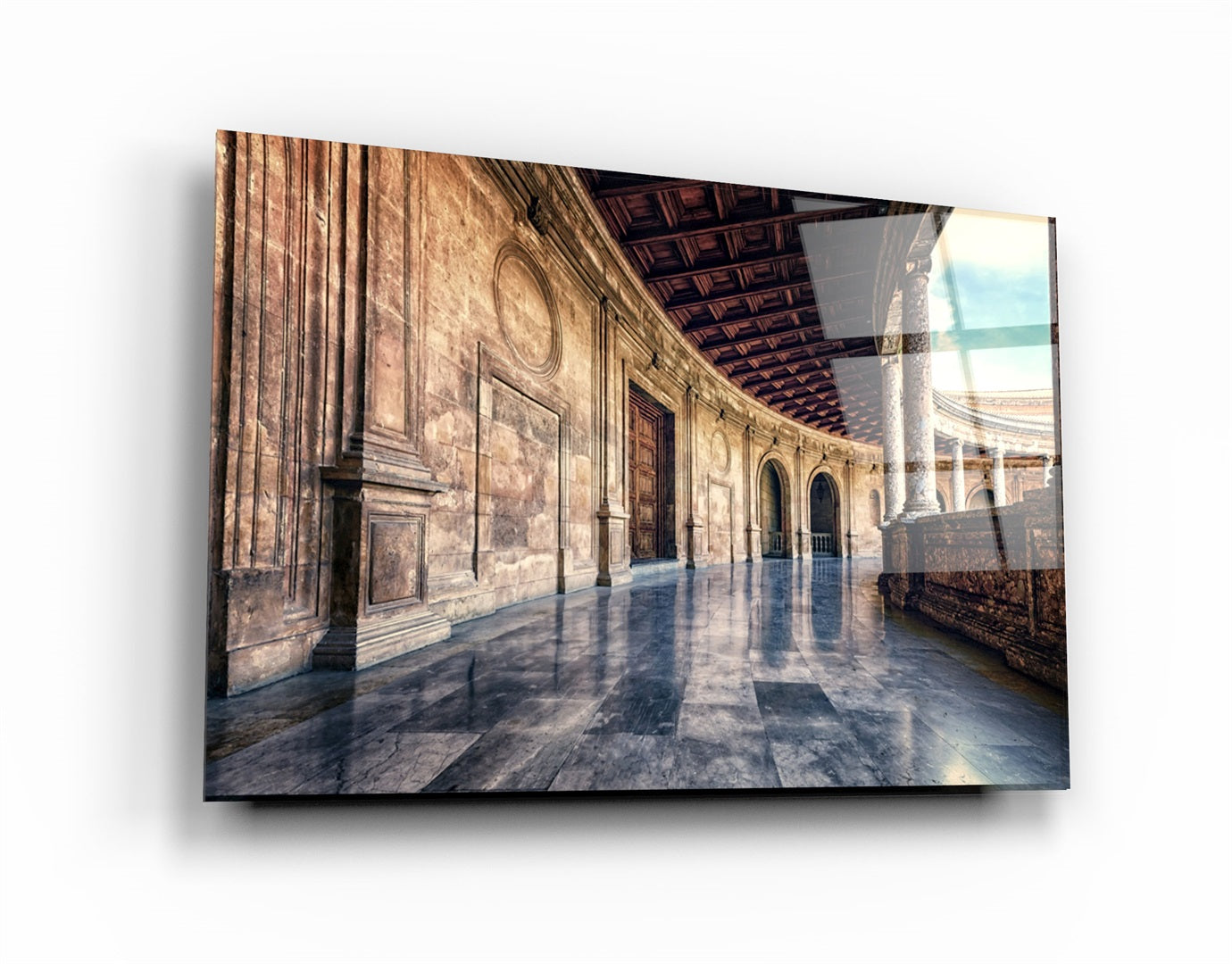 ・"Baroque Building"・Glass Wall Art | Artdesigna Glass Printing Wall Arts.