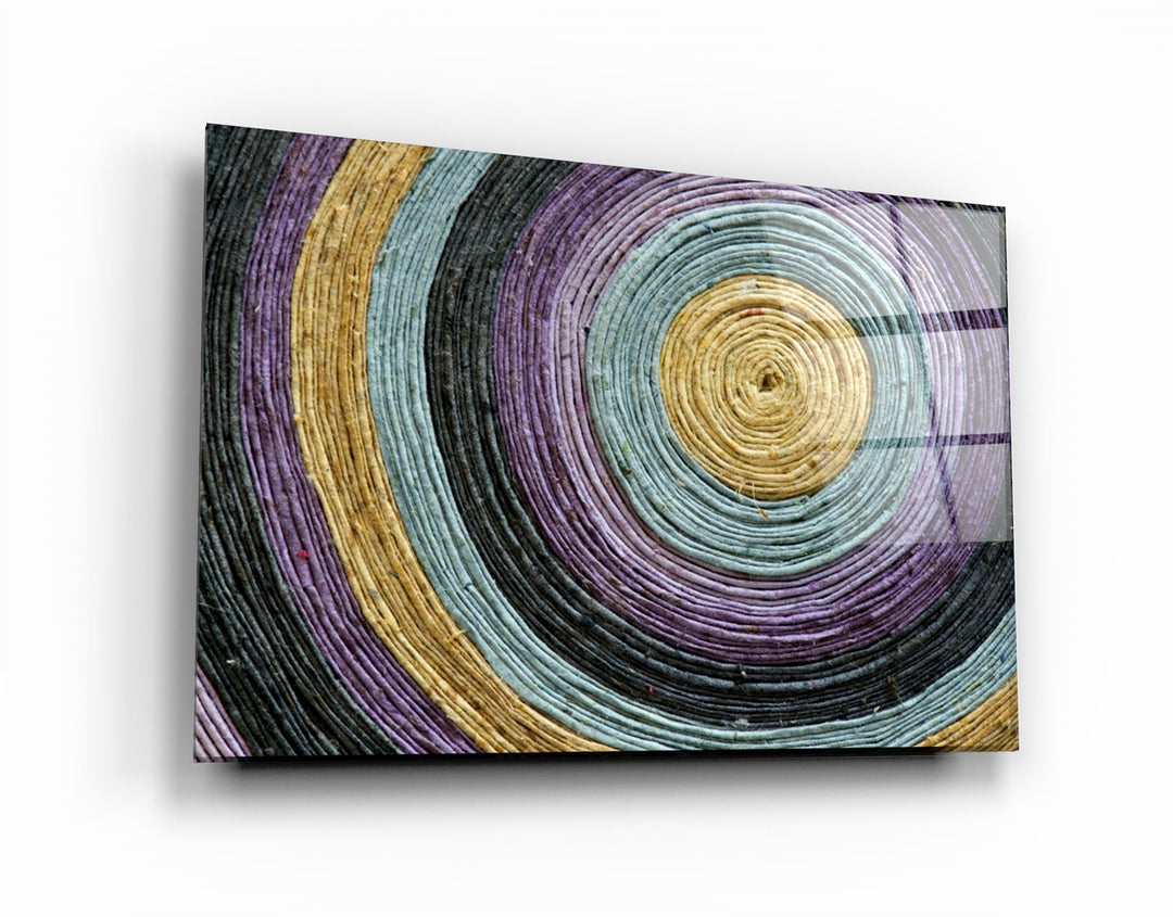 ・"Colored Spiral"・Glass Wall Art | Artdesigna Glass Printing Wall Arts.