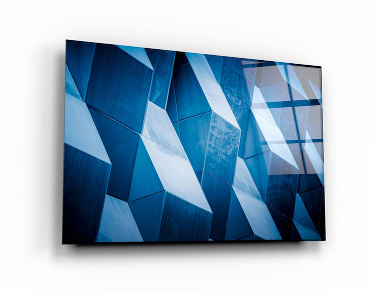 ・"Geometric Shapes"・Glass Wall Art | Artdesigna Glass Printing Wall Arts.