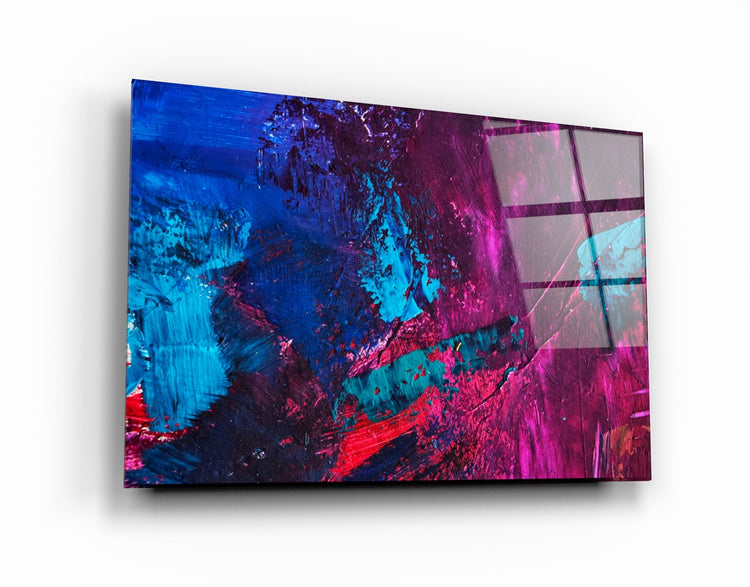 ・"Violeta"・Glass Wall Art | Artdesigna Glass Printing Wall Arts.