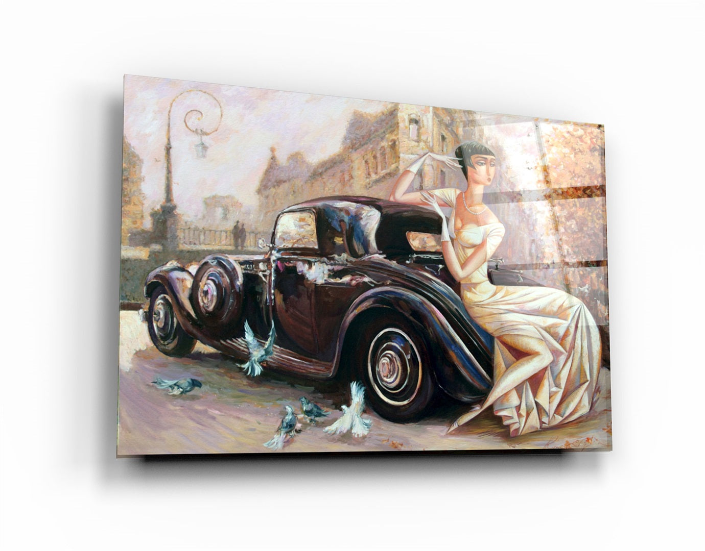 ・"Bridda Car"・Glass Wall Art | Artdesigna Glass Printing Wall Arts.