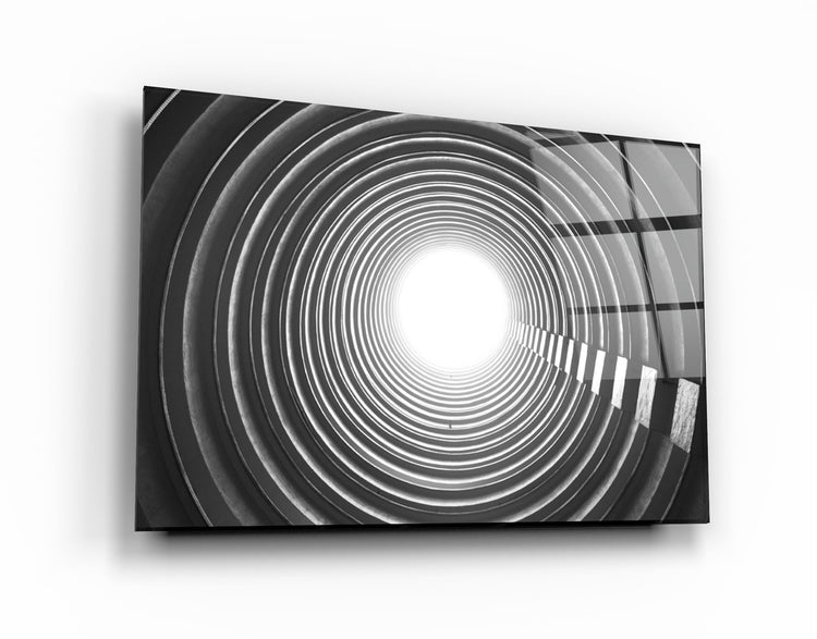 ・"The End of Tunnel"・Glass Wall Art | Artdesigna Glass Printing Wall Arts.