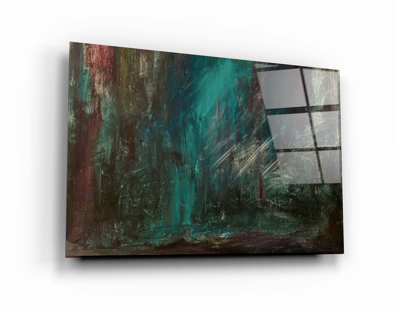 ・"The Rain Forest Abstractr"・Glass Wall Art | Artdesigna Glass Printing Wall Arts.