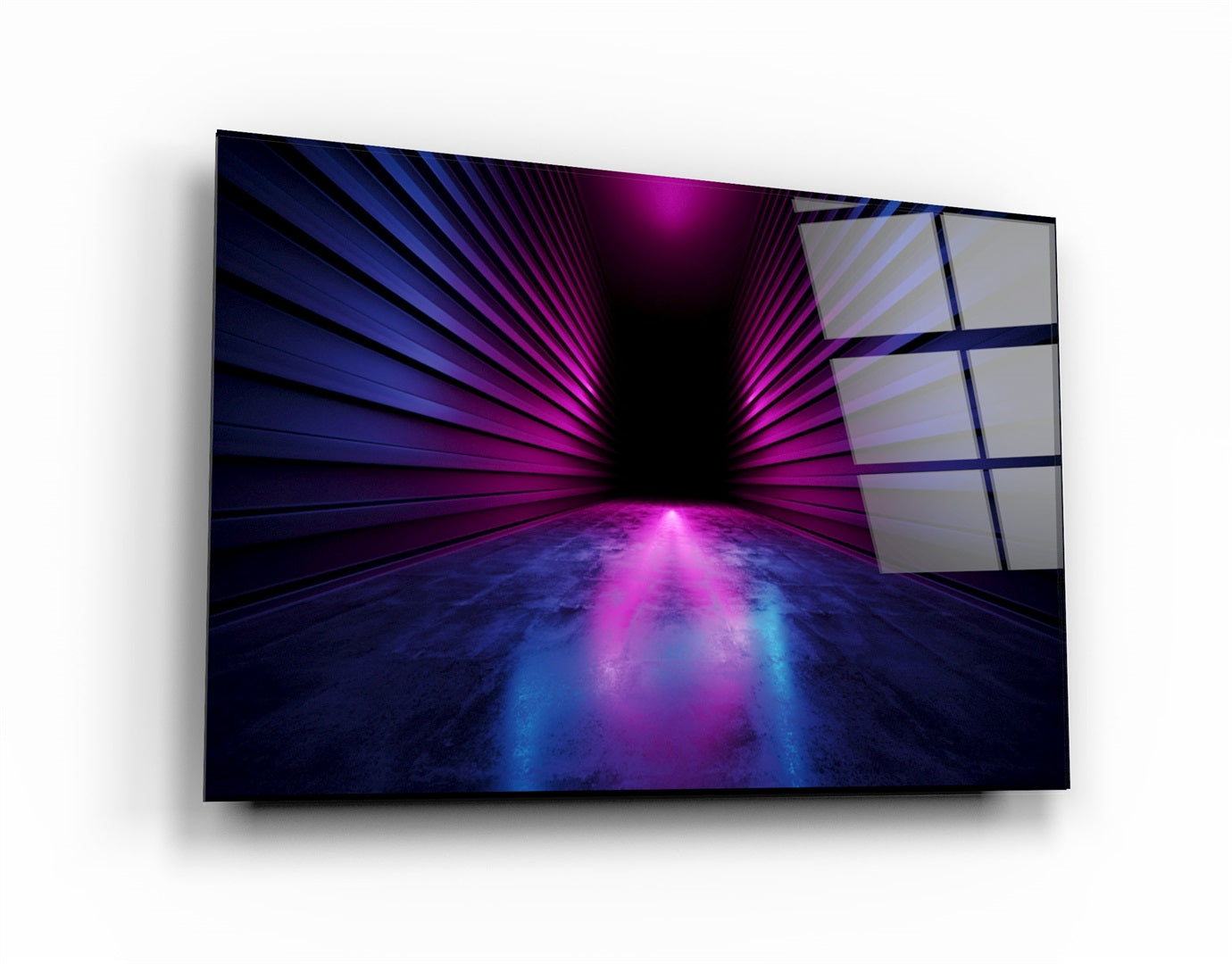 ・"Neon Xwhere"・Glass Wall Art | Artdesigna Glass Printing Wall Arts.