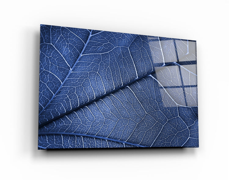 ・"Silver Leaf"・Glass Wall Art | Artdesigna Glass Printing Wall Arts.