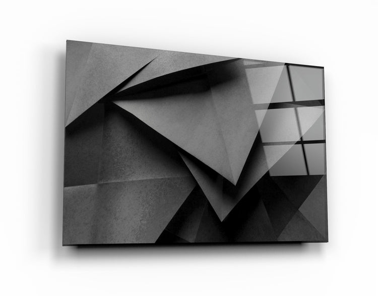 ・"Black Paper"・Glass Wall Art | Artdesigna Glass Printing Wall Arts.