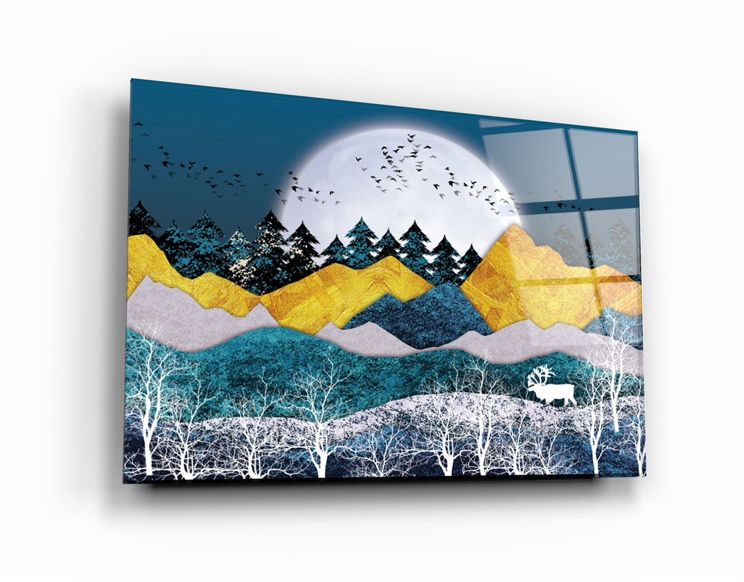 ・"Cute Forest2"・Glass Wall Art | Artdesigna Glass Printing Wall Arts.