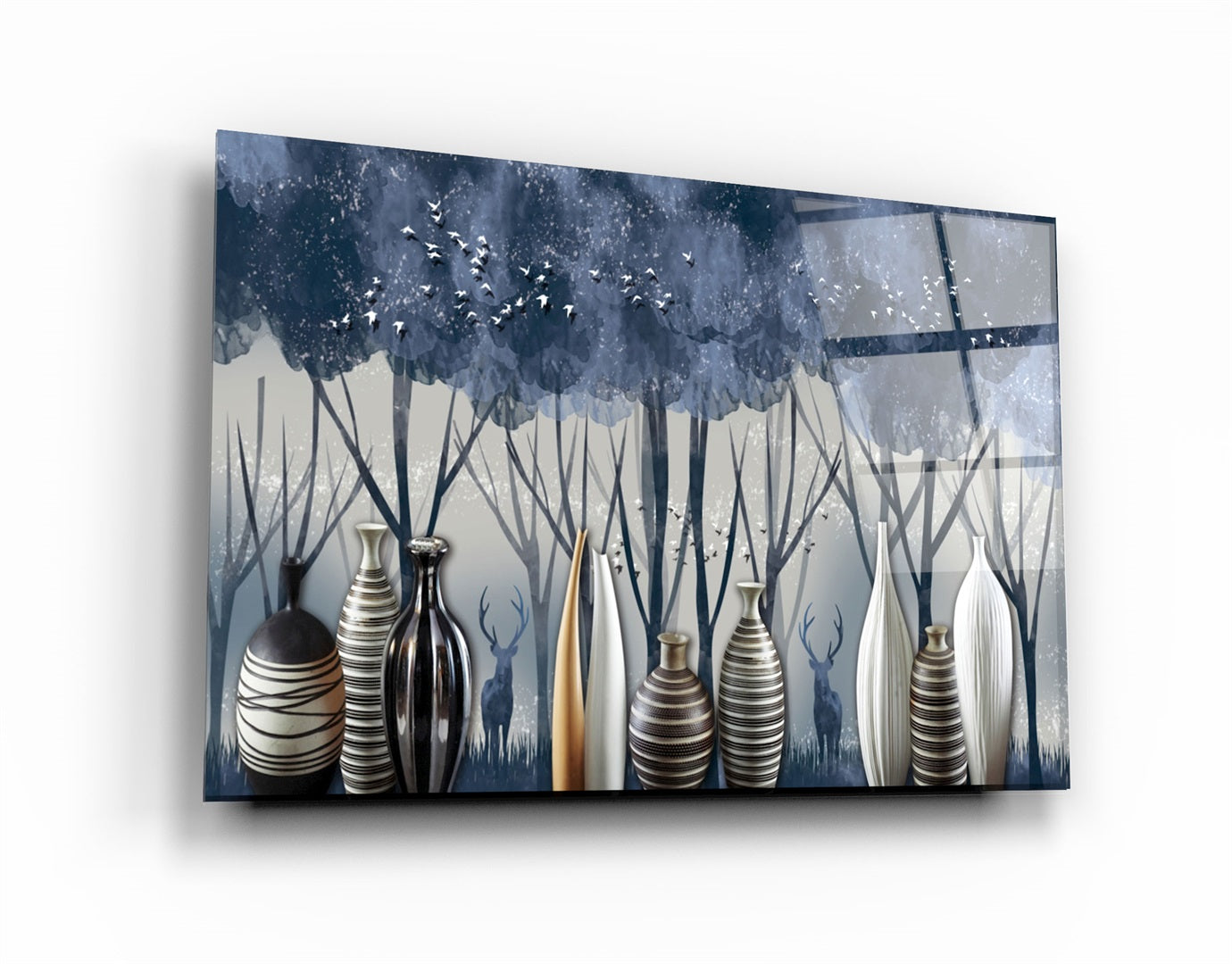 ・"Cute Forest4"・Glass Wall Art | Artdesigna Glass Printing Wall Arts.