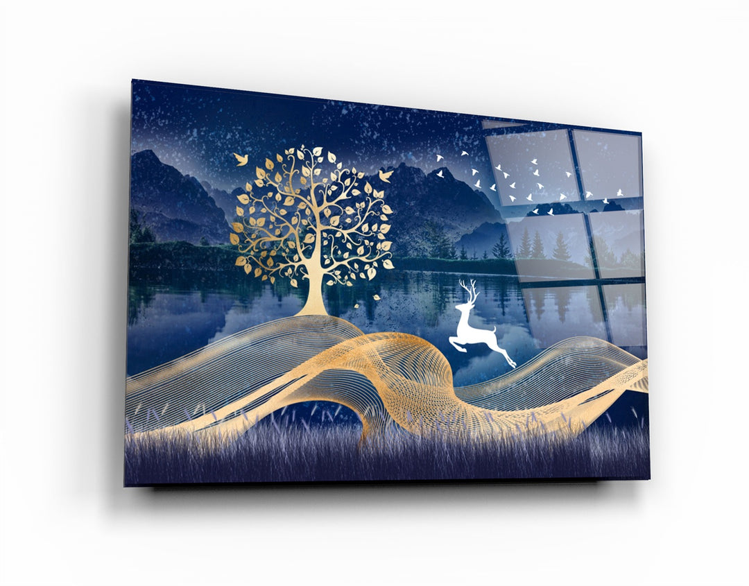 ・"Cute Forest6"・Glass Wall Art | Artdesigna Glass Printing Wall Arts.