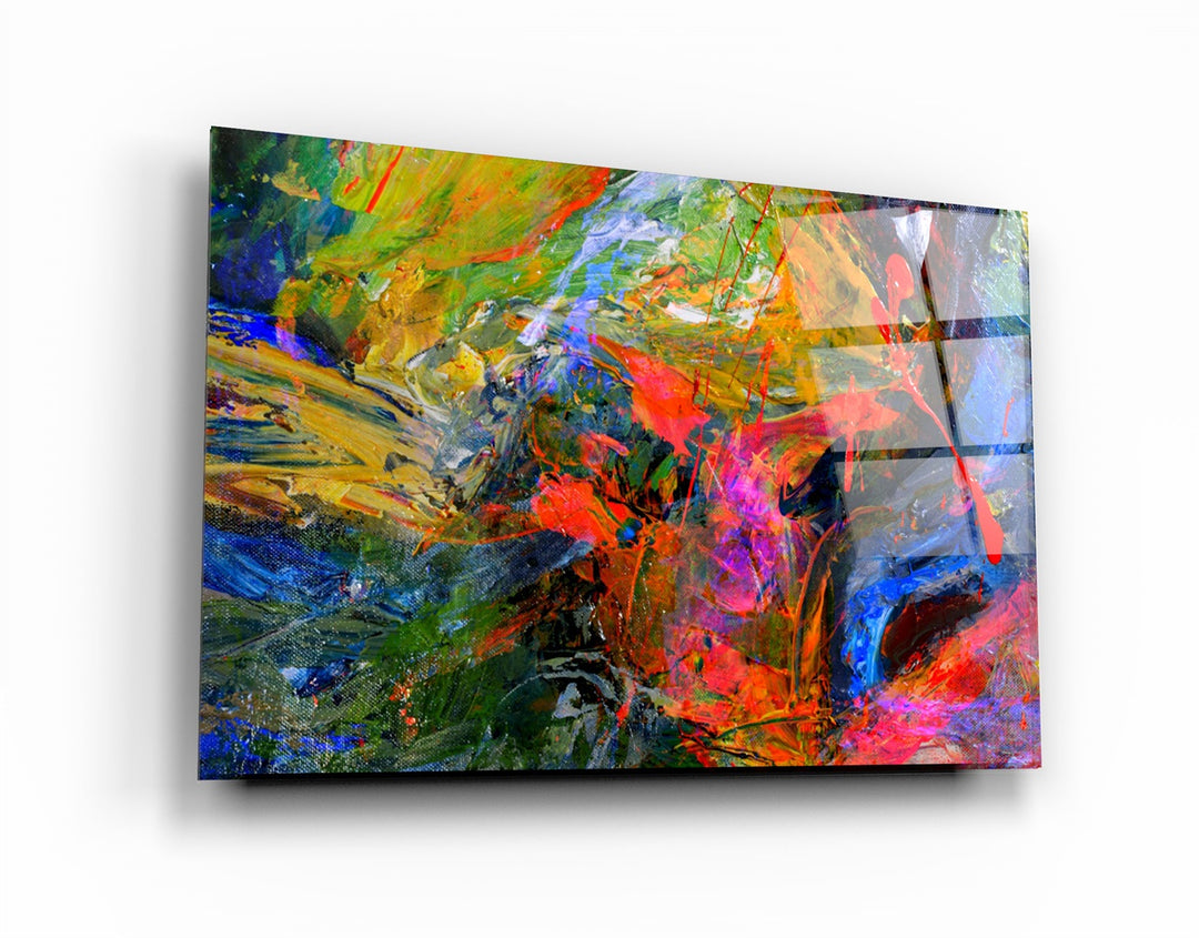 ・"Abstract Colors"・Glass Wall Art | Artdesigna Glass Printing Wall Arts.