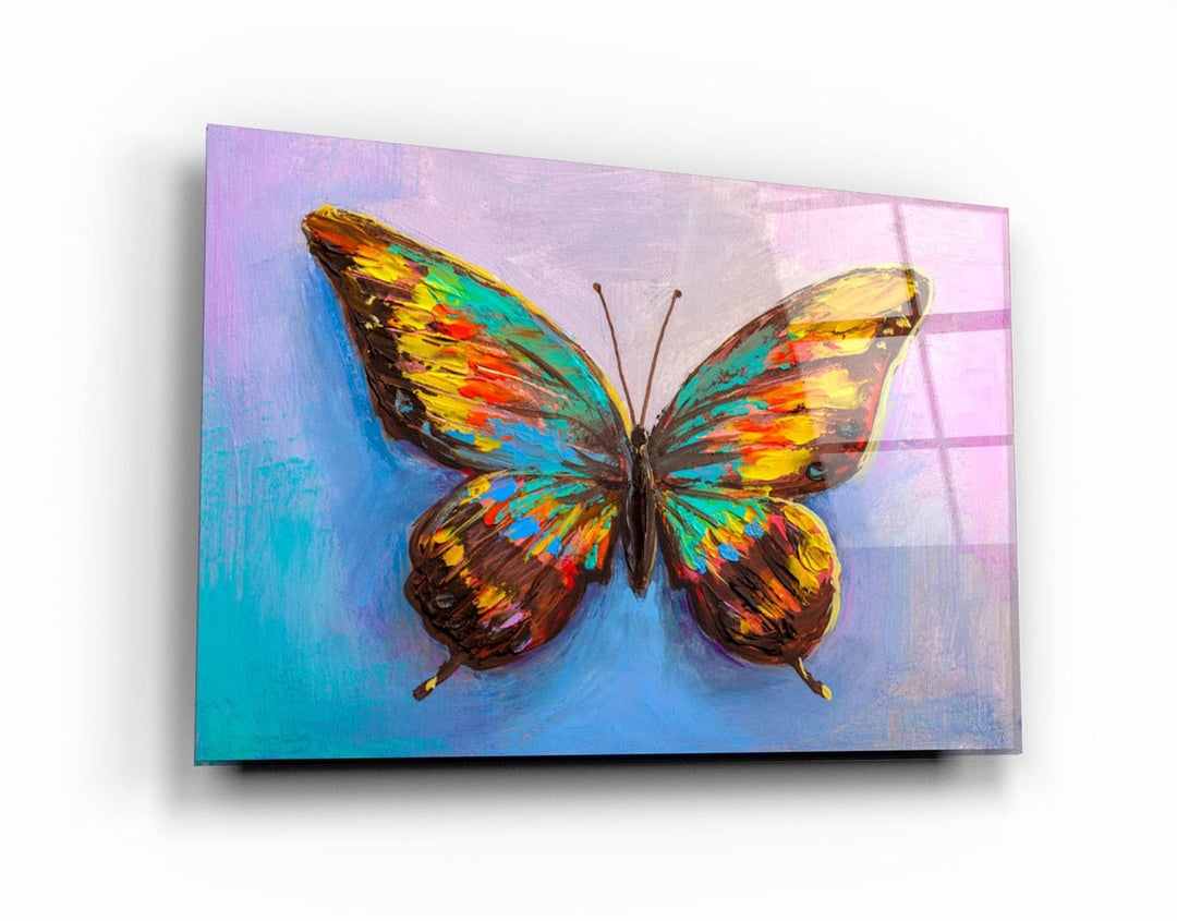 ・"Butterfly 4"・Glass Wall Art | Artdesigna Glass Printing Wall Arts.