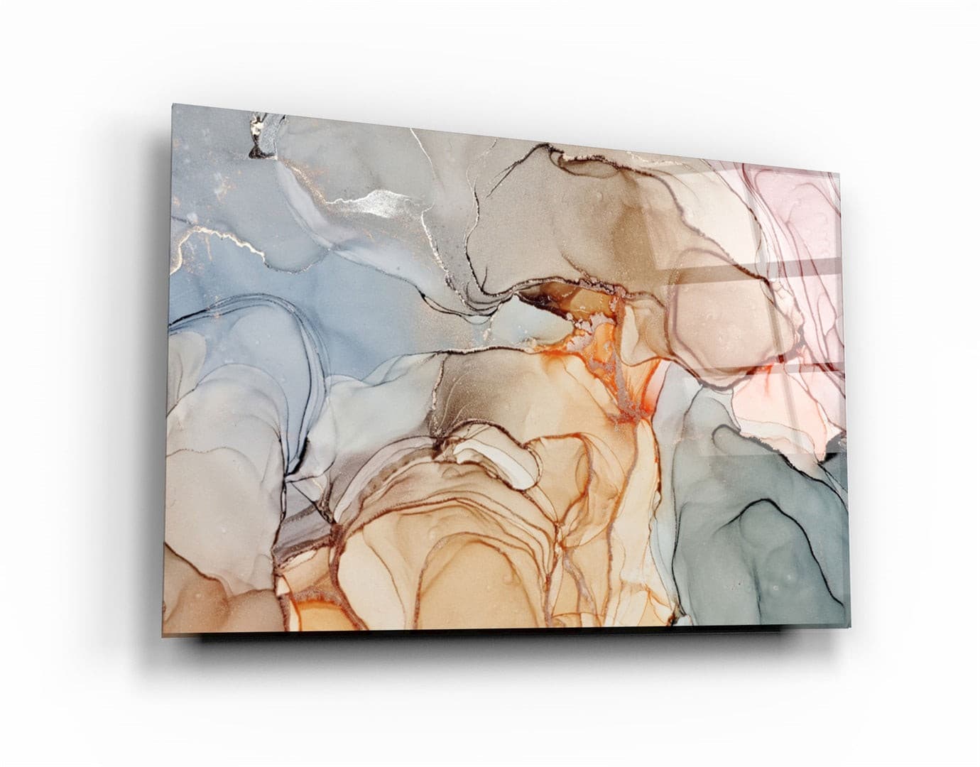 ・"Abstract Pattern V4"・Glass Wall Art | Artdesigna Glass Printing Wall Arts.