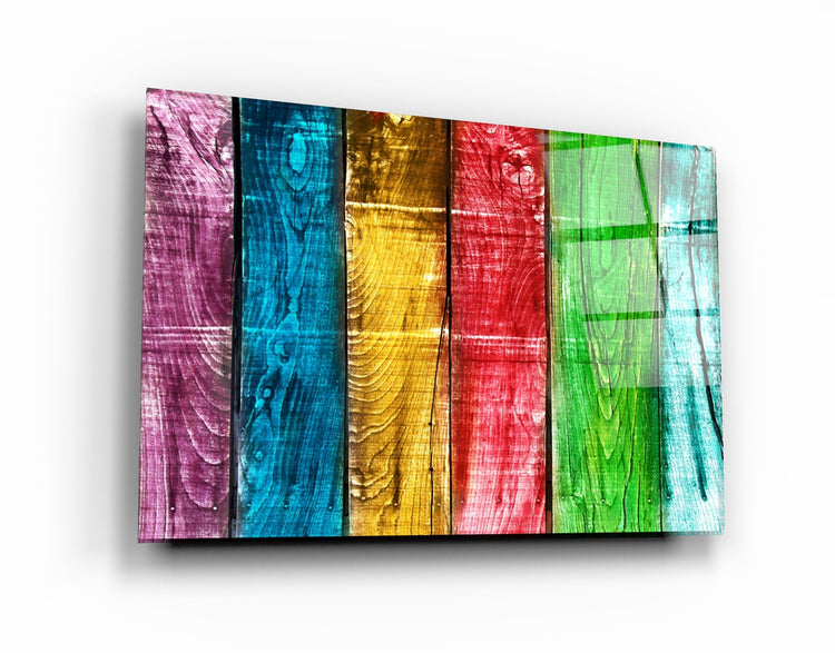 ・"Painted Wood V2"・Glass Wall Art | Artdesigna Glass Printing Wall Arts.