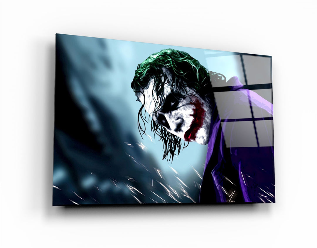 ・"Joker V2"・Glass Wall Art | Artdesigna Glass Printing Wall Arts.