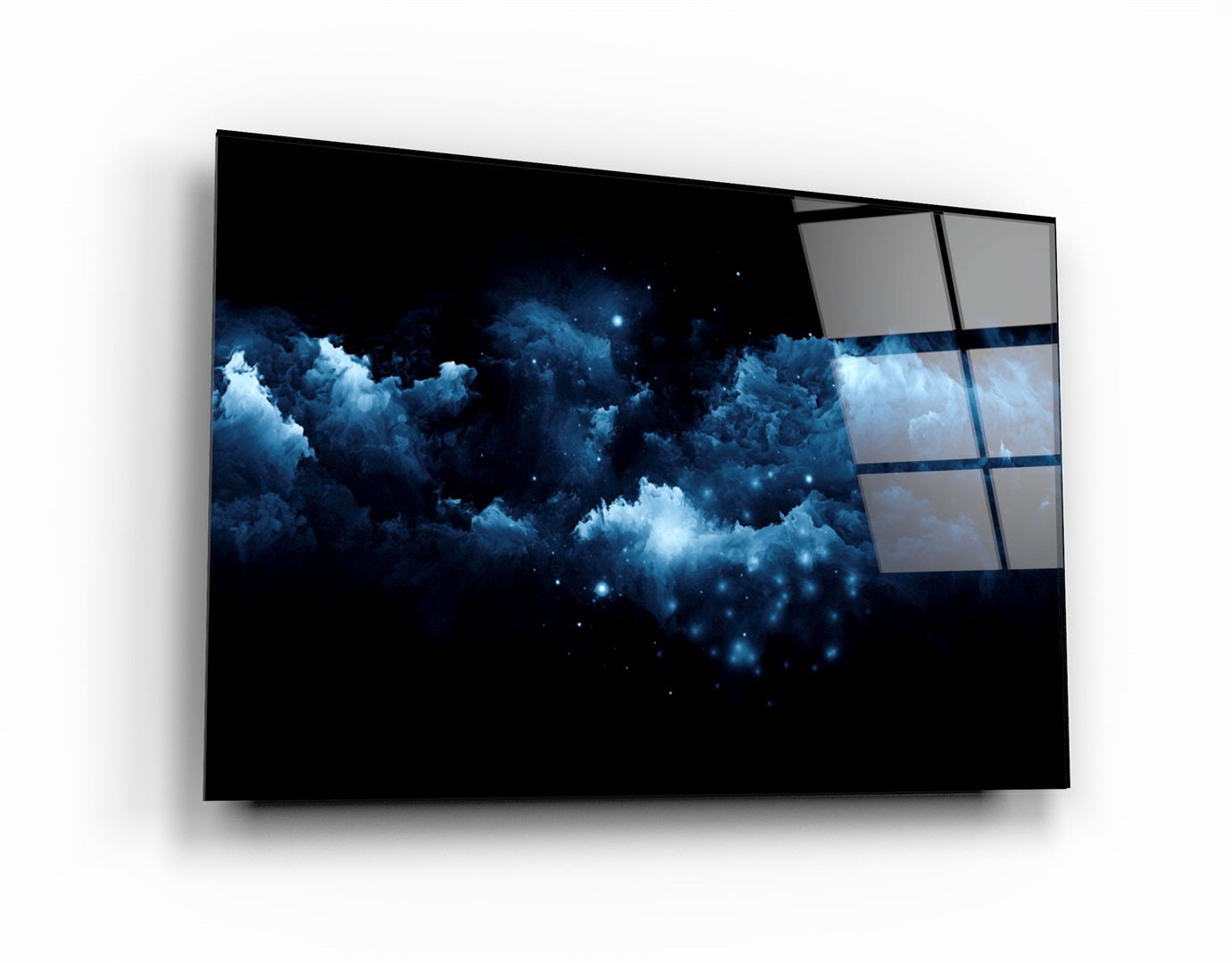 ・"Abstract Night View"・Glass Wall Art | Artdesigna Glass Printing Wall Arts.