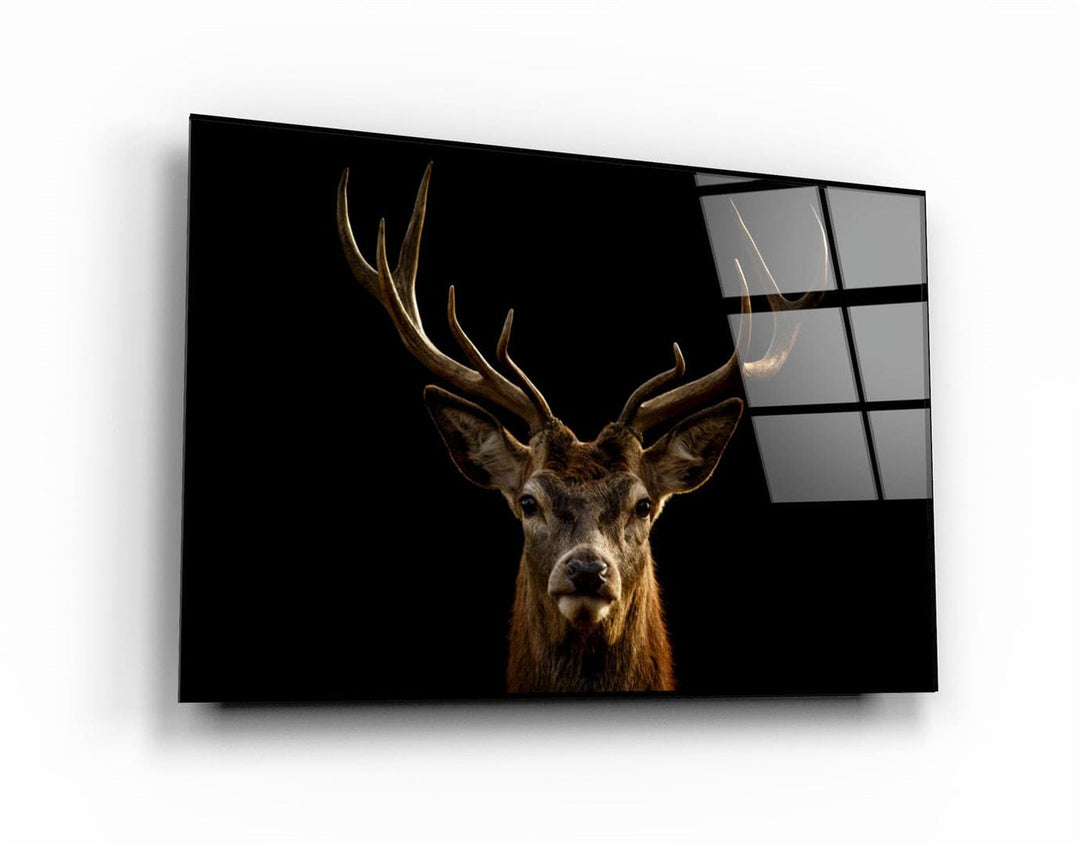 ・"TheDeer"・Glass Wall Art | Artdesigna Glass Printing Wall Arts.