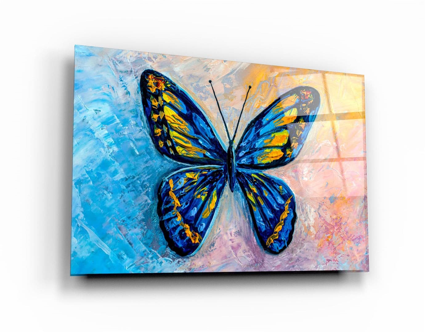 ・"Butterfly 6"・Glass Wall Art | Artdesigna Glass Printing Wall Arts.